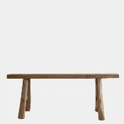 Elm Wood Noodle Bench