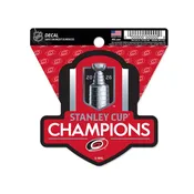 Carolina Hurricanes 2026 Stanley Cup Champions 4" x 4" Clean Cut Decal