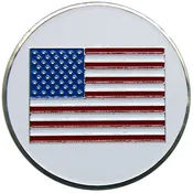 American Flag Golf Ball Marker