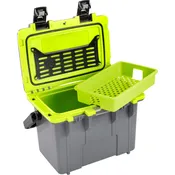14QT Personal Cooler – Dark Gray / Green