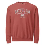 Battle Lax Virginia Beach crewneck embroidered sweatshirt