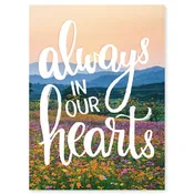 Always In Our Hearts Memorial Seed Packet