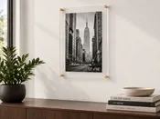 Acrylic Floating Frame 12"x18" Wall Mount