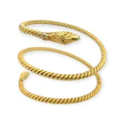 1930s Gold Snake Ropework Bracelet