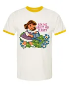“Ask Me About My Plants” Vintage Style Top