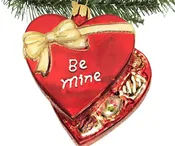 Valentine Chocolates Ornament – Old World Christmas Love