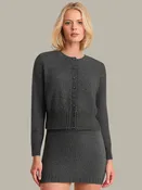 Alena: Crewneck Cardigan