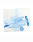 Airplane Burp Pad - Blue