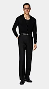 Black V-Neck Cardigan