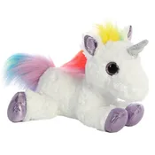Aurora® Enchanting Sparkle Tales™ Rainbow Unicorn™ Stuffed Animal - Magical Adventures - Endless Play - White 12 Inches