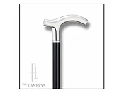 Alpaca Silver Fritz Handle Cane on Maple Shaft