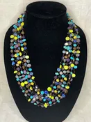Gemstone Multi-layered Necklace