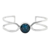 1 Stone Blue Topaz Cuff Bracelet GZ NW 4943