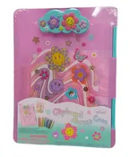 Clipboard storage case flower