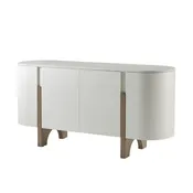 Laquered Cabinet With Marble Top — At Hom