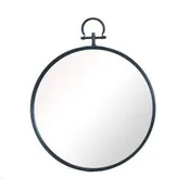 Black Framed Mirror Round VIP 18.5”