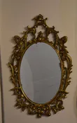 George III Giltwood Oval Mirror, circa 1775-85