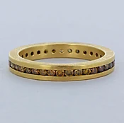 Autumn Diamond Eternity Band by Todd Reed