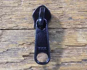 #10 Coil Metal Single Pull Zipper – black or white