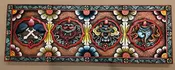 Carved Wood Wall Panel Auspicious Symbols - 101
