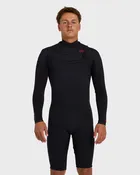 2/2mm Absolute Ultra Chest Zip Long Sleeve Springsuit - Black