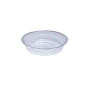 6" Clear Plastic Saucer — EcoGarden Supply