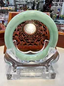 Real Jade Bangle #704910, Size: 58mm