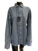 Bugatchi Size Medium Blue Shirt