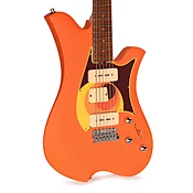 Bacci Leonardo Parato Bacci Orange Circles Roasted Figured Maple Neck w/Vegatrem