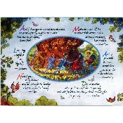 Dancing Children Golden Rule Greeting Card