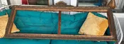 90cm. Large Wood Mirror Frame Flower Hand Carving Vintage Wall Mount Home Décor