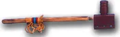 Genuine Native Made Catlinite Micmac Pipe Length 15”