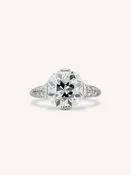 Art Deco Marcus & Co. 4.94 Carat Transitional Cut Diamond Vintage Engagement Ring