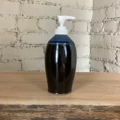 Lotion Dispenser in Blue Ash and Black