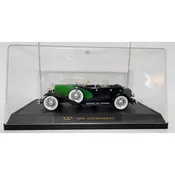 1934 Duesenberg 1:32 Diecast Car w/ Plexiglass Display Case – Very Good