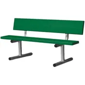 Edwards 5' Portable Courtside Bench w Back