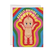 Barely Keeping It Together Greeting Card
