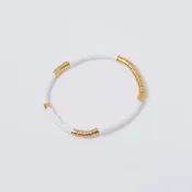 4mm White Resort Bracelet