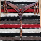 Berlin Custom Leather Roper Breast Collar