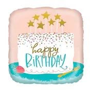 18" HAPPY BIRTHDAY CAKE — Flor De Monterey