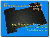 Emerson 514 Radio Back - FYLP, Antique radio and phonograph restoration, based out of Binghamton, NY