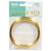 2.5″ Memory Wire for Bangle Bracelet, 1 ounce, Gold