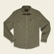 Banning Corduroy Snapshirt - Antique Black