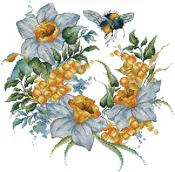 HobbyJobby England – Honey Afternoon Counted Cross Stitch Kit