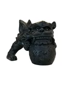 Black Foo Dog Figurine