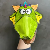 Paper Dragon Puppets