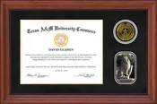 Texas A&M University-Commerce (TAMUC) Diploma Frame with Campus Photo