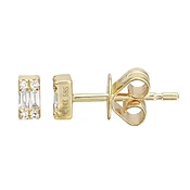 Baguette Diamond Stud Earrings — Salvatore & Co.