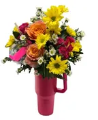 40OZ TUMBLER WITH SPRING MIX