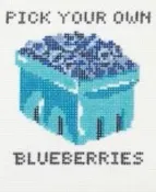 AB46-18 BLUEBERRIES by Alice and Blue